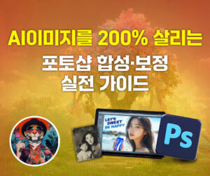 마감/(1기) AI 이미지 200% 살리는 포토샵 실전 가이드